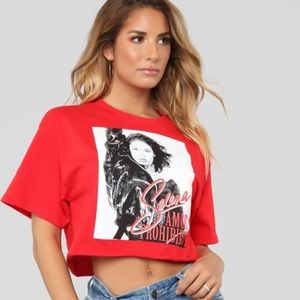 Selena Plus Crop Top